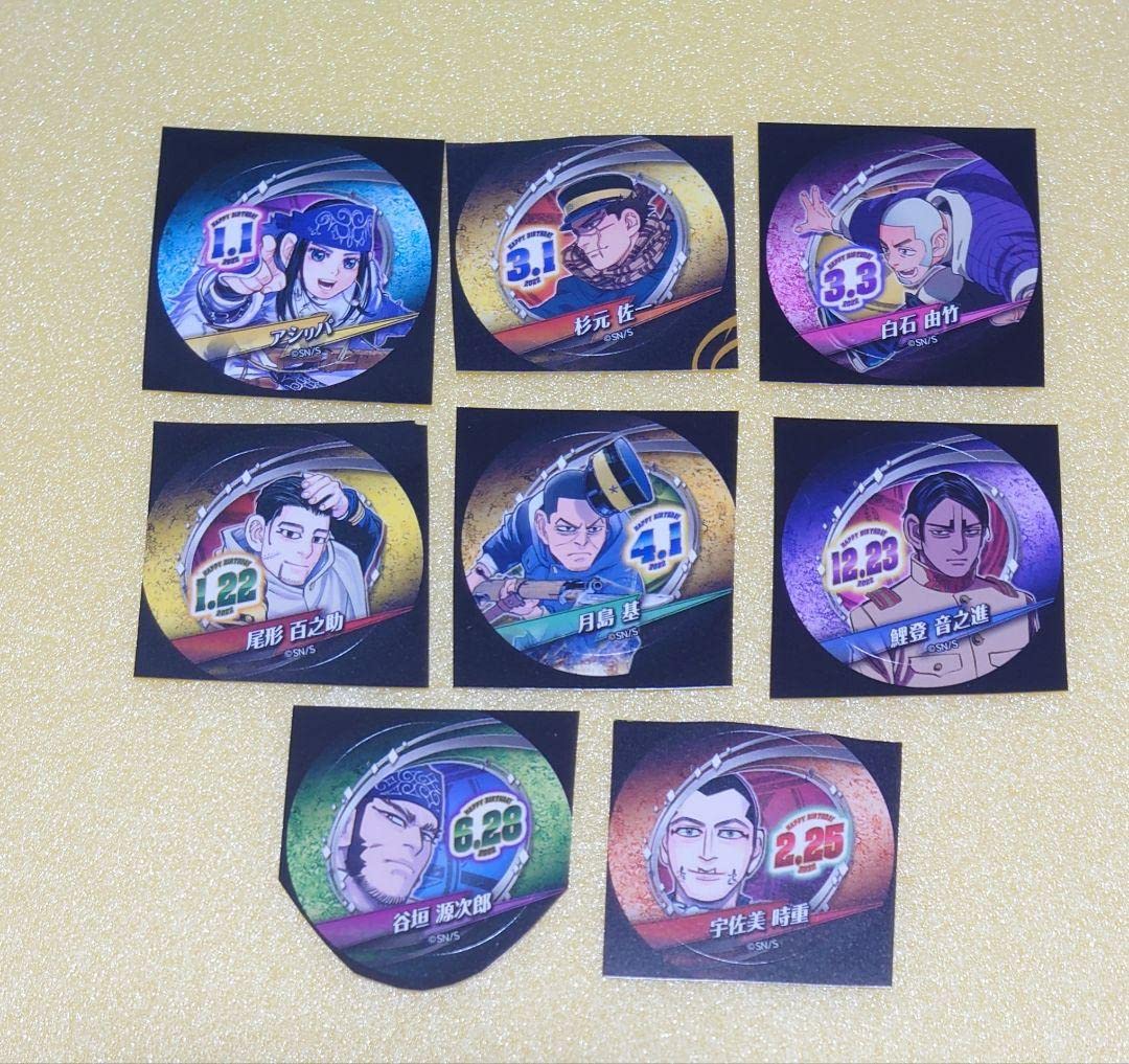 ゴールデンカムイ 白石由竹 バースデイ缶バッジ ジャンプショップ 2022